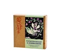 Canache - Pistazien-Nougat & Johannisbeere