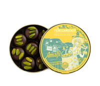 Feinschmecker Edition Amalfi – Pistazienpraline mit Zitrone und Bergamotte in dunkler Schokolade