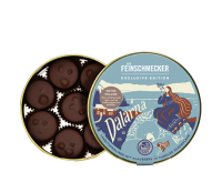Feinschmecker Edition Dalarna – Blaubeerpraline mit Lakritze in dunkler Schokolade